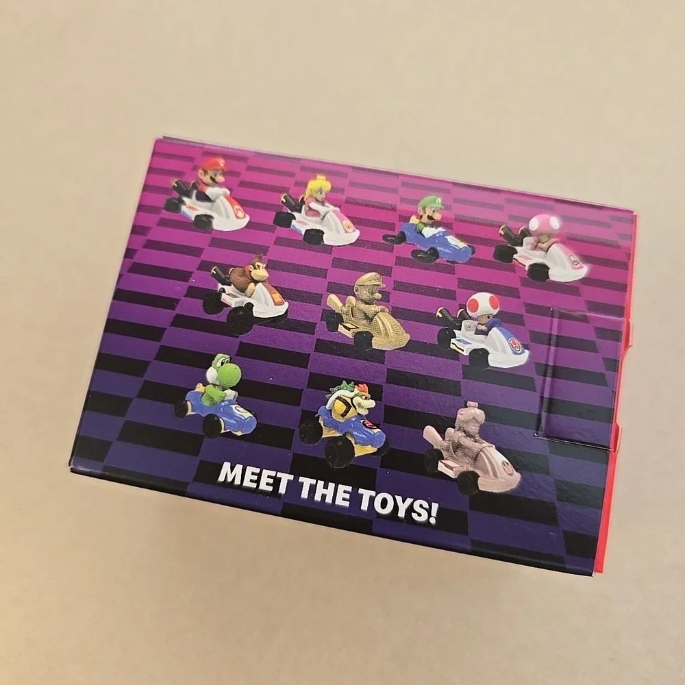 2024 McDonald's Mario Kart 8 Deluxe Happy Meal Toys Toy #6 Gold‎ Mario Kart